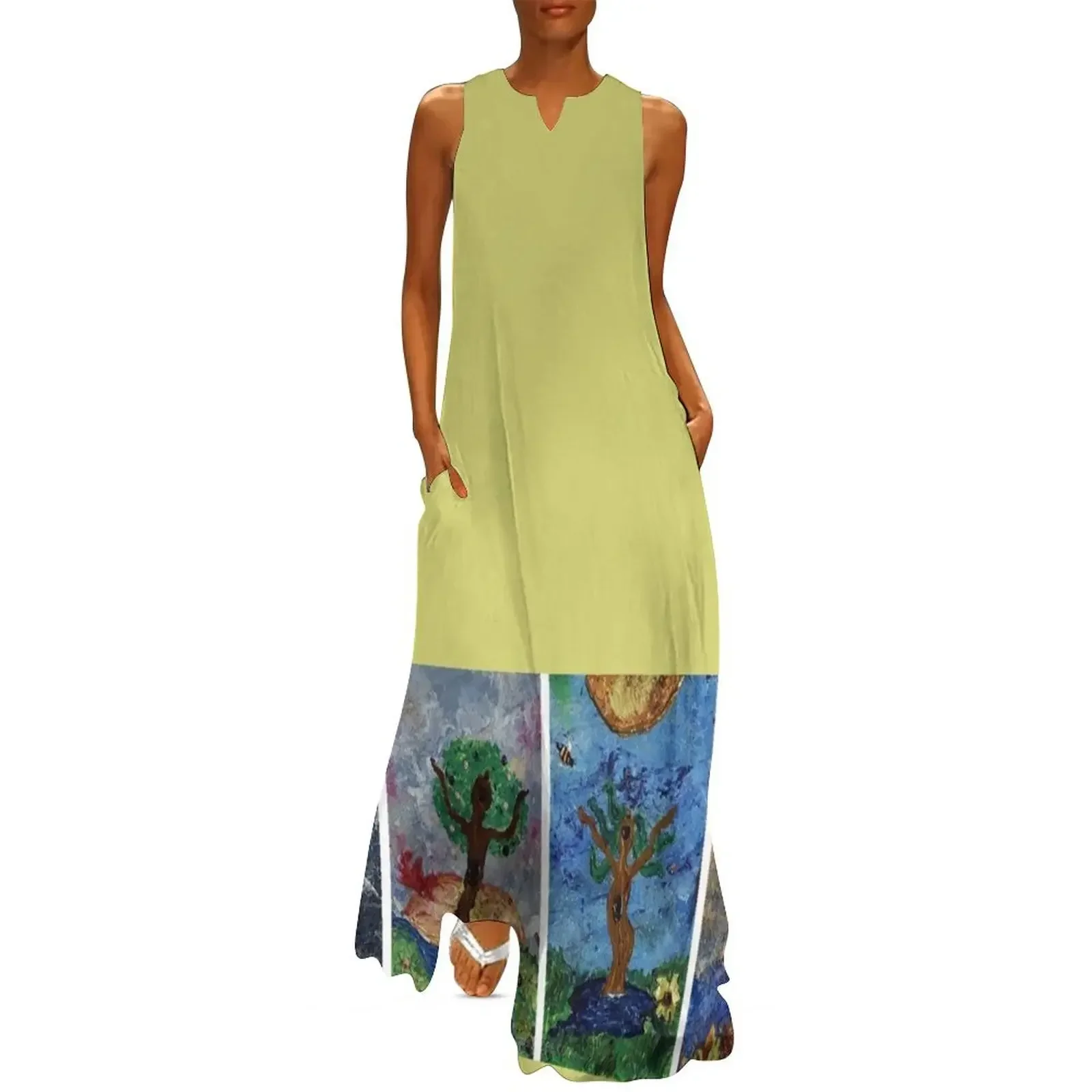 

Four Season Line Dance Long Dress elegant party dress for women 2025 womens clothing luxury dress