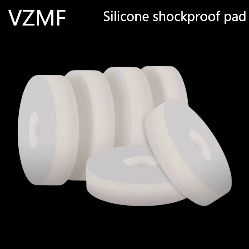 Round Silicone Gasket High Temperature Corrosion-Resistant High Elastic Rubber Pad Shock-Absorbing Buffer Gasket Sealing Gasket