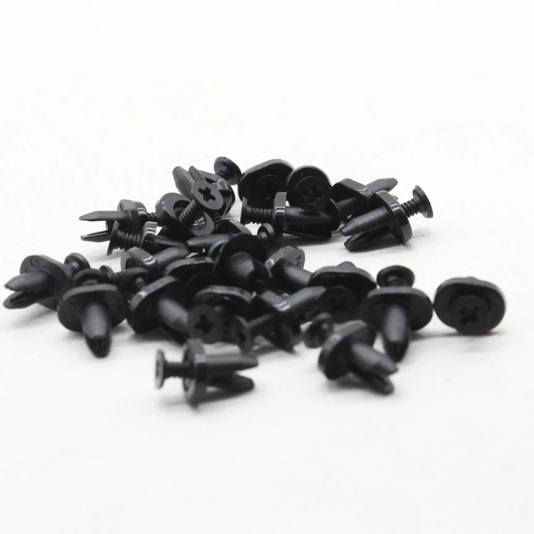 

25 Pcs Nylon Screw-Type Cowl Vent Bumper Cover Retainer Clips Fit With Mazda 5 6 Ford Fusion Zephyr 3M8Z1502316A & GJ6E50715A