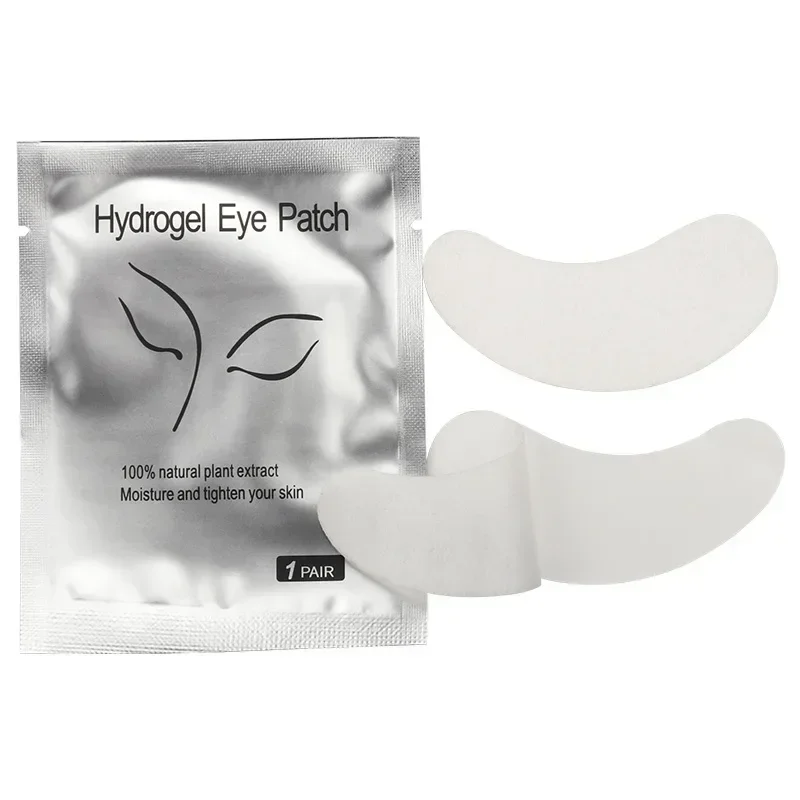 Parches para pestañas debajo de los ojos, almohadilla de aislamiento para eliminar hidrogel, junta adhesiva, extensión de pestañas, herramientas de maquillaje, 50 pares