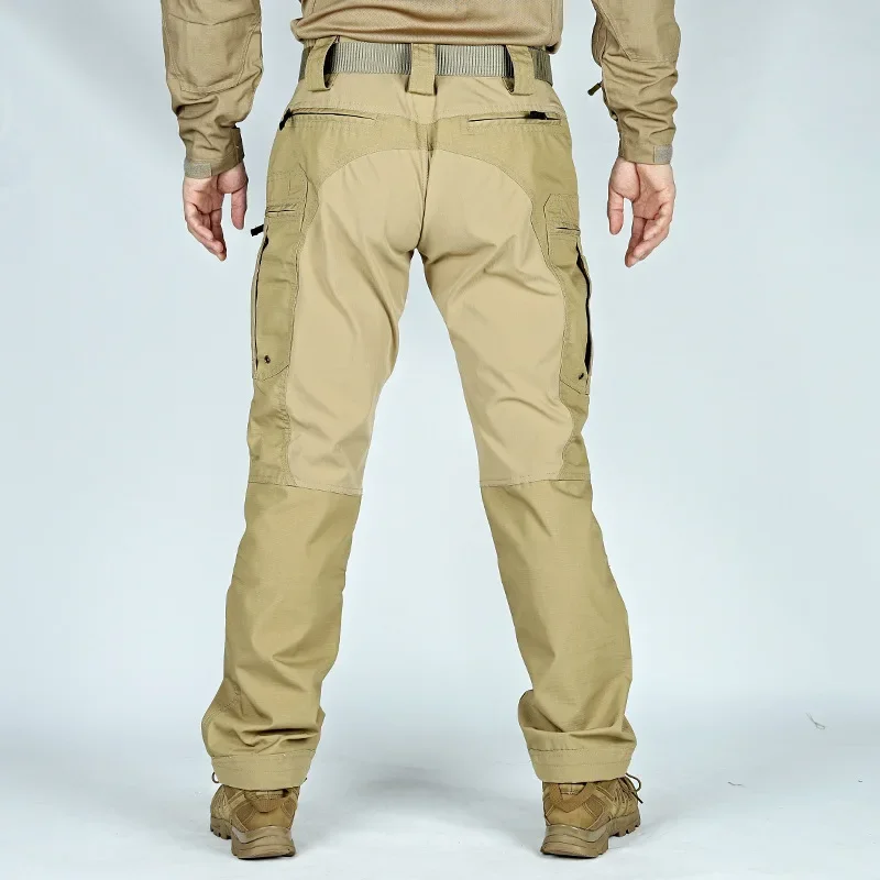 New Autumn Tactical Cargo Pants Wear Resistant Men Pants  Multiple Pockets Military Tactical Long Trousers Outdoor Hiking