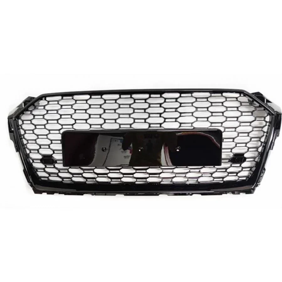 Front Bumper Grill Center Grille for  A5/S5 2017 2018 2019 2020 (Refit for RS5 Style) For RS5 Grill