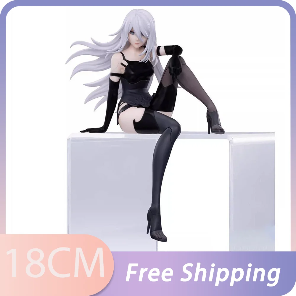 Original Sega NieR:Automata Ver1.1a Chokonose Premium Figure A2 YoRHa Type A No.2 Anime Figure Action Model Collectible Toys Gif