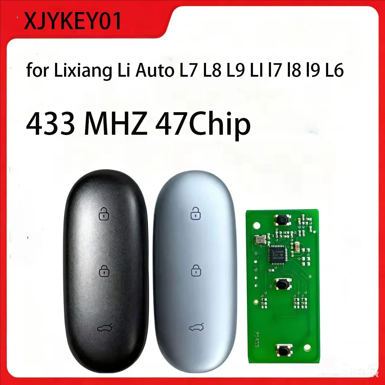 Smart Remote Key Fit for New Li L7, L8, L9