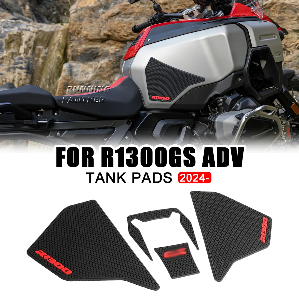 

Motorcycle Anti-Slip Tank Pad Rubber Traction Tankpad Sticker Protector Decal For BMW R 1300 GS Adventure R1300GS ADV 2024 2025