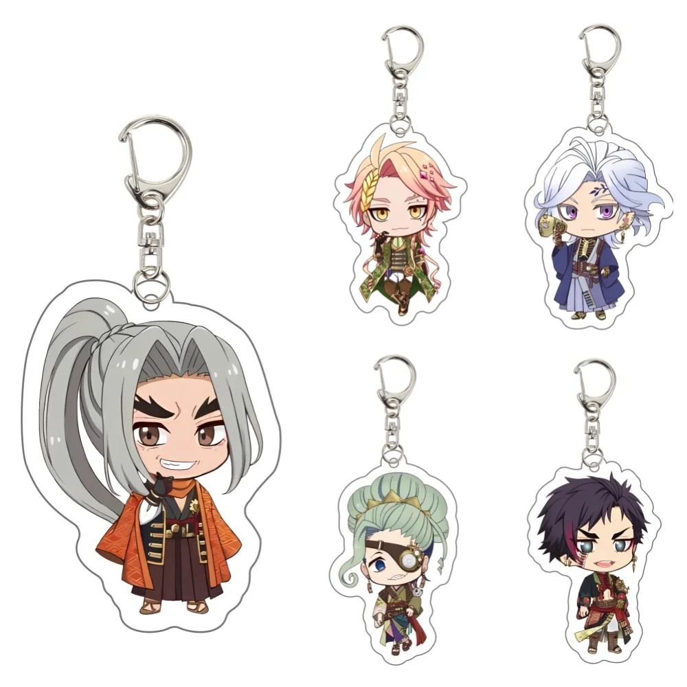 6cm Record of Ragnarok Llavero Anime LuBu Thor Ying Zheng Shiva Gautama Buddha Acrylic Figure Keychain Fans Gifts
