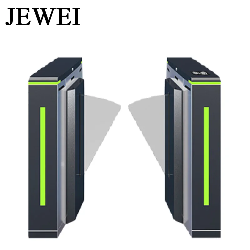 Durable Customized Wing Gate Turnstile for High Traffic Area for Office Building Access Control