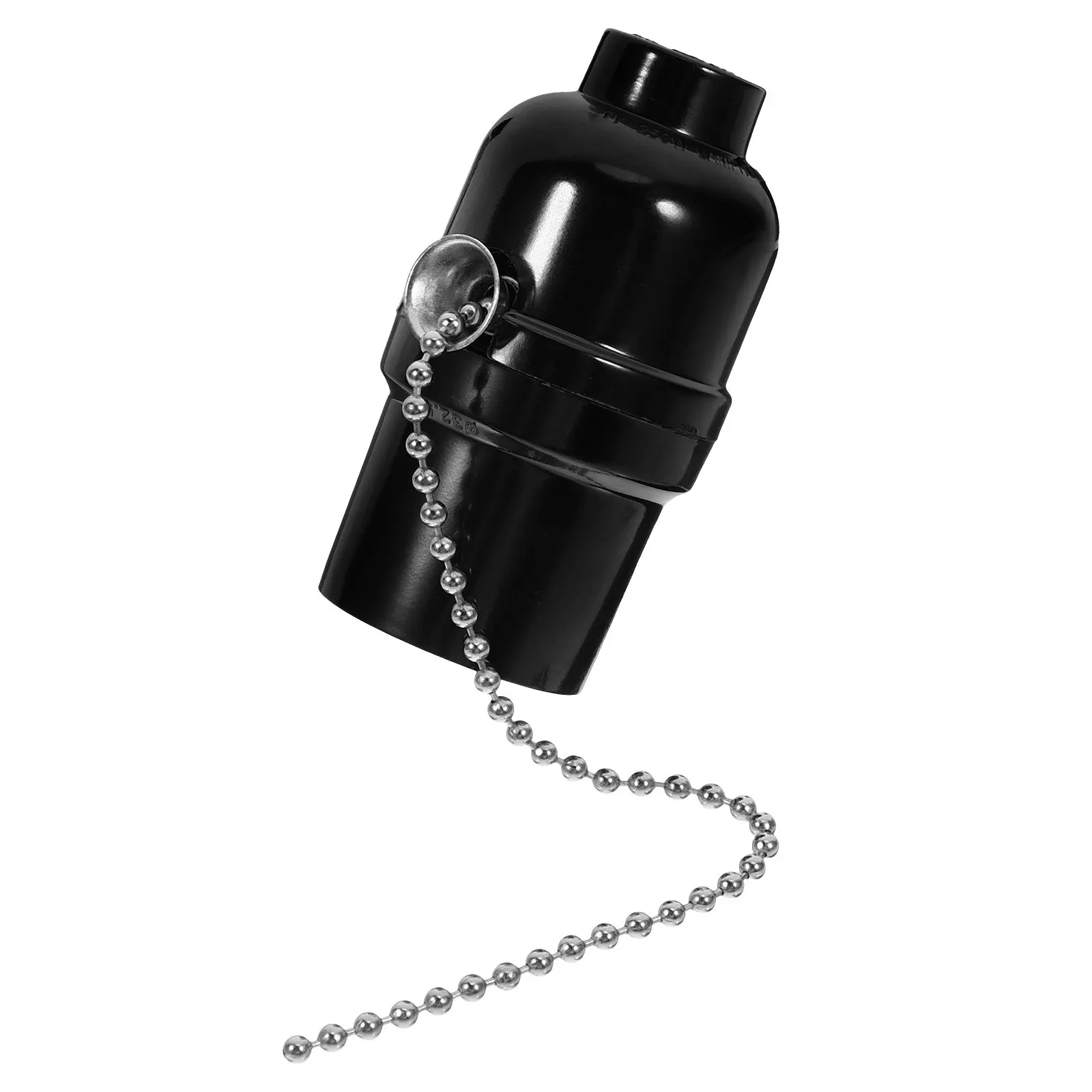 

Черный патрон E27 с выключателем на шнурке для потолочного подвесного светильника, термостойкий, долговечный, для замены.