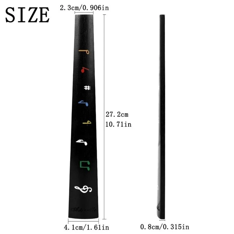 4/4 الحجم الكمان الأصابع اللوحة اللوحة الاستبدال جزء الإصبع لوحة العنق الكمان 69HD #6