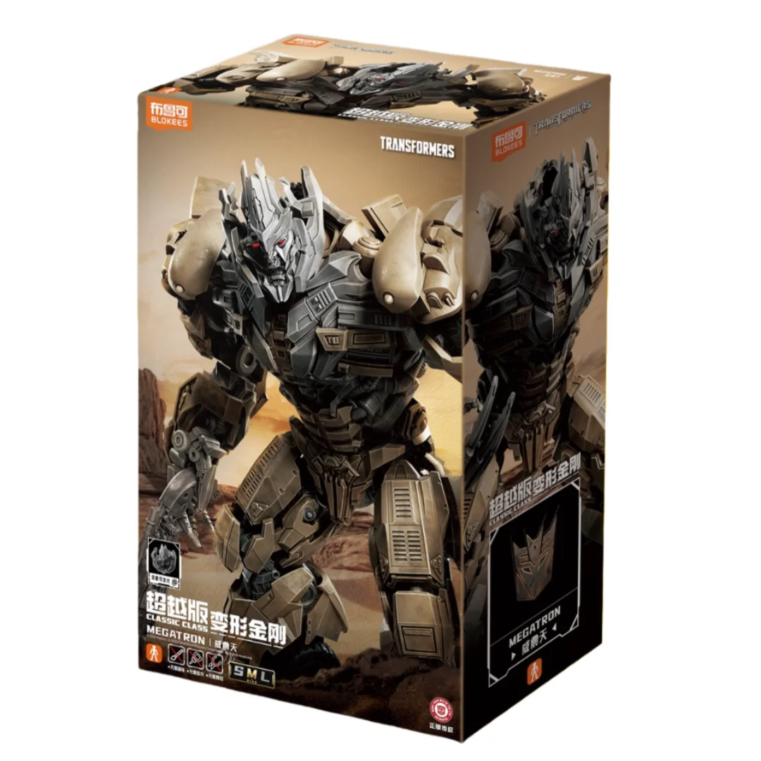 Blokees Transformers Classic Class Bumblebee & Megatron Champion Class Building Blocks Figure Assemble Toy Gift for Kids & Fans