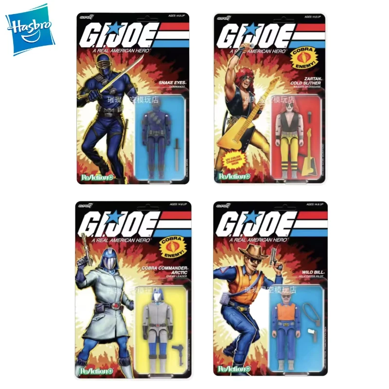 New Original Hasbro G.I. Joe Classified Series WILD BILL/Cobra Commander/ZARTAN COLD SLITHER/SNAKE EYES Action Figure Model Toys