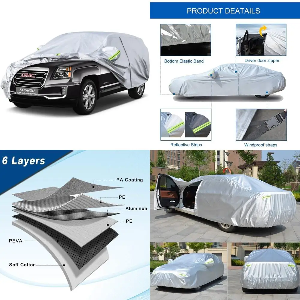 غطاء سيارة مناسب مخصص لسيارة جي إم سي تيرين 2010-2025، غطاء سيارة خارجي مقاوم للماء للحماية من جميع الأحوال الجوية