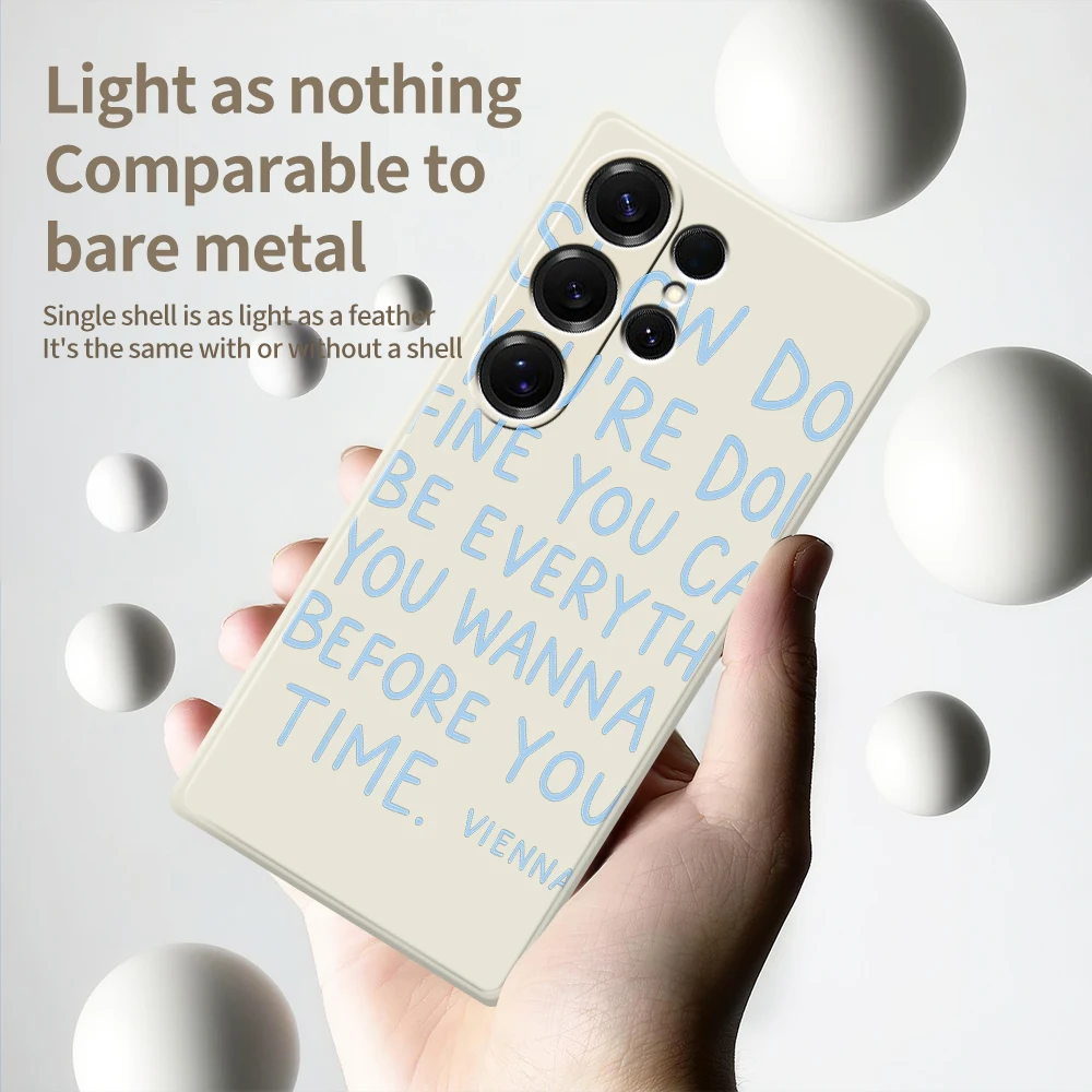 ملهمة النص الحالات الهاتف لسامسونج S21 S22 S23 S24 S25 الترا زائد 5G S20 FE S10 زائد S21 FE S23FE S24FE غطاء سيليكون #6