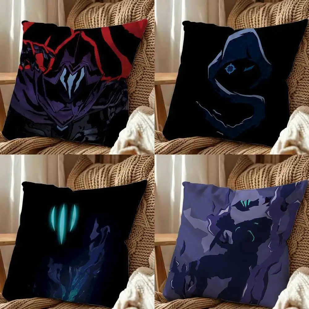 V-ValorantS O-Omen Square Pillow Case Multi Sizes For Car Home Bedroom Decor Custom Valentine Gifts