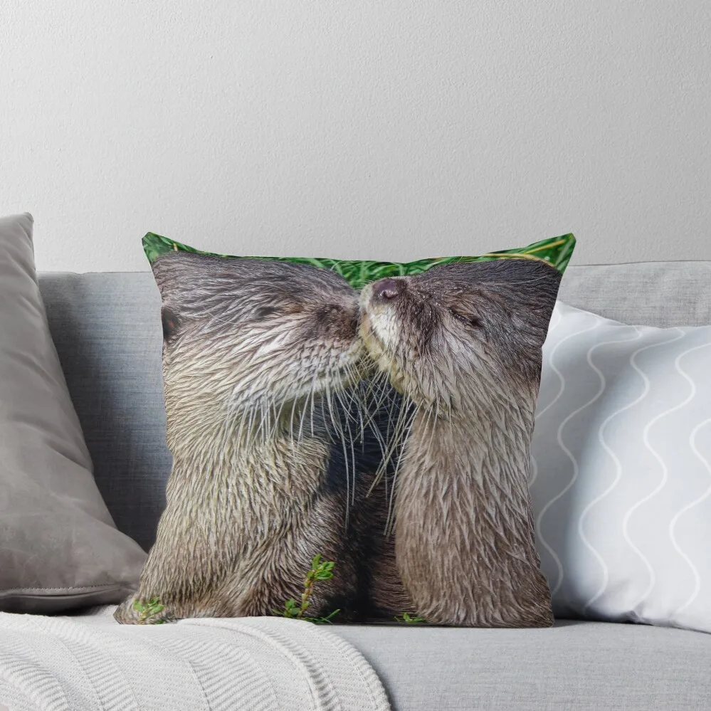 Otters Throw Pillow Decorative pillow case pillow cover luxury Cushions For Decorative Sofa