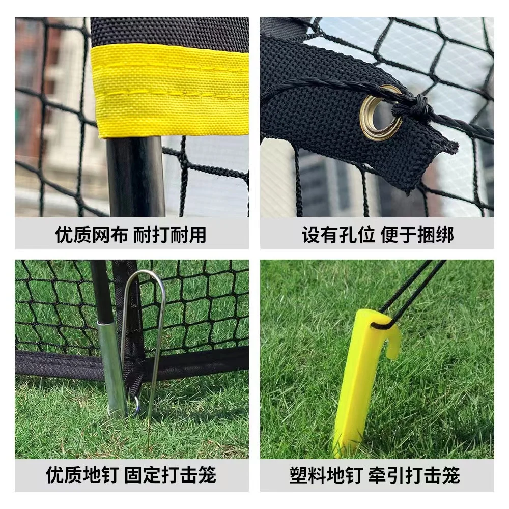 All Size Portable Baseball Cricket Softball Net Pop Up Baseball Batting Cage For Indoor Outdoor Training