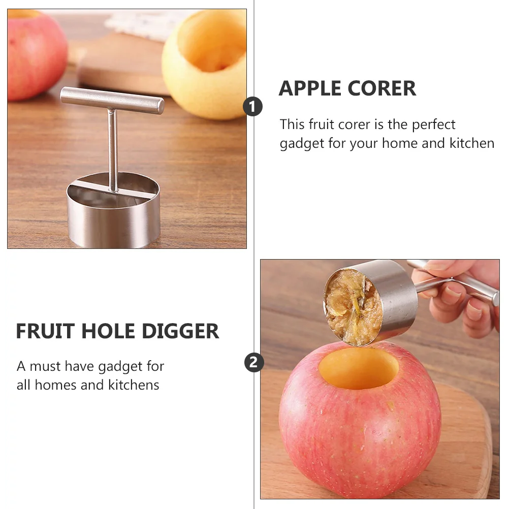 

1pc Stainless Steel Fruit Corer Tool Core Remover Kitchen Essential Gadget