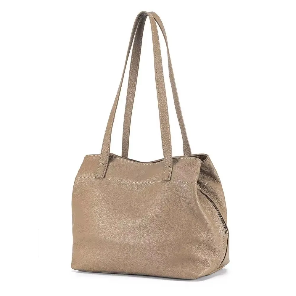 

Brand Lady HandbagTote Bag Large Capacity Simple Shoulder Bag For Woman Bag Genuine Leather Fashion Handbag For Woman Bag
