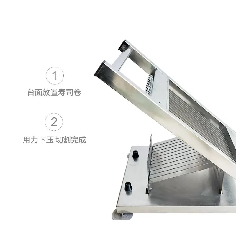 Commercial Sushi Roll Slicer Cutting Machine Manual Japan Rice Sushi Roll Cutter Slicing Tool