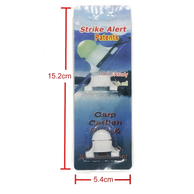 2-8pcs LED Night Fishing Alarm Light Fishing Bite Rod Tip Clip Bell Smart Reminder Bite Alarm For Outdoor Daytime Night Fishing view 6