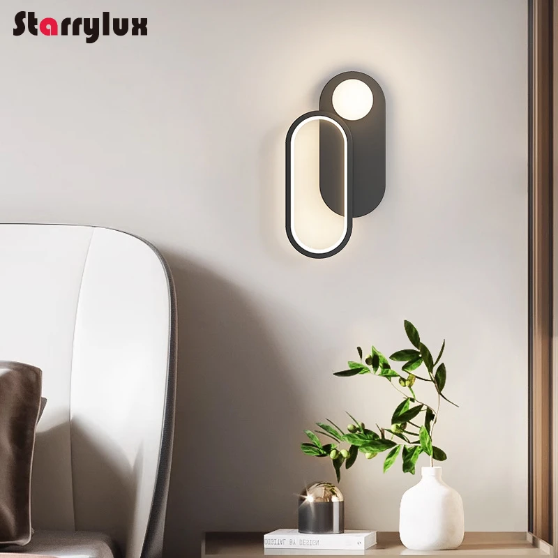 Eye Protection Wall Lamps, Dimmable Bedroom Night Lights, Modern LED Light for Room Decor