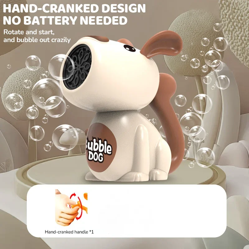 Bubble Gun Bubble Machine Cartoon Dog Bubble Machine Toys Suitable for Children and Toddlers Bubble Gun Party Gifts Birthday