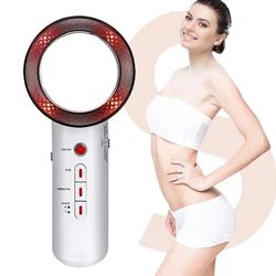 Ultrasound Cavitation Body Slimming Massager EMS Micro Current Weight Loss Far Infrared Facial Lifting Beauty Skin Care Device