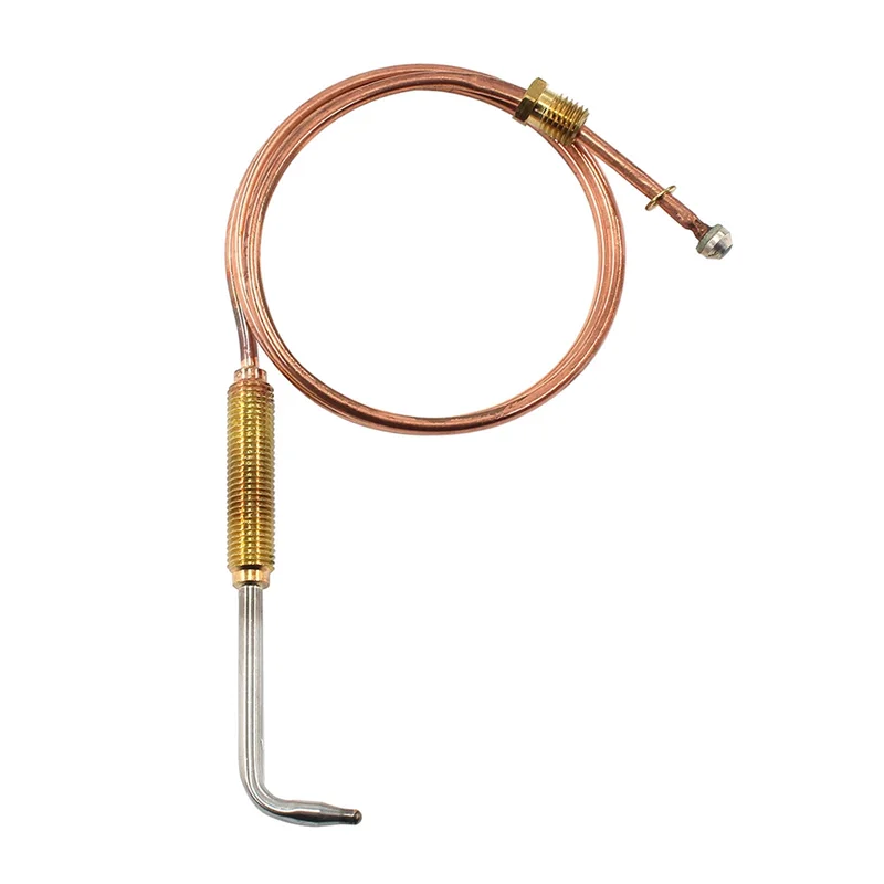 2023 Elbow 670mm Gas Stove Thermocouple Heater Part Universal Fireplace Replacement Digital Temperature Controller 1PCS