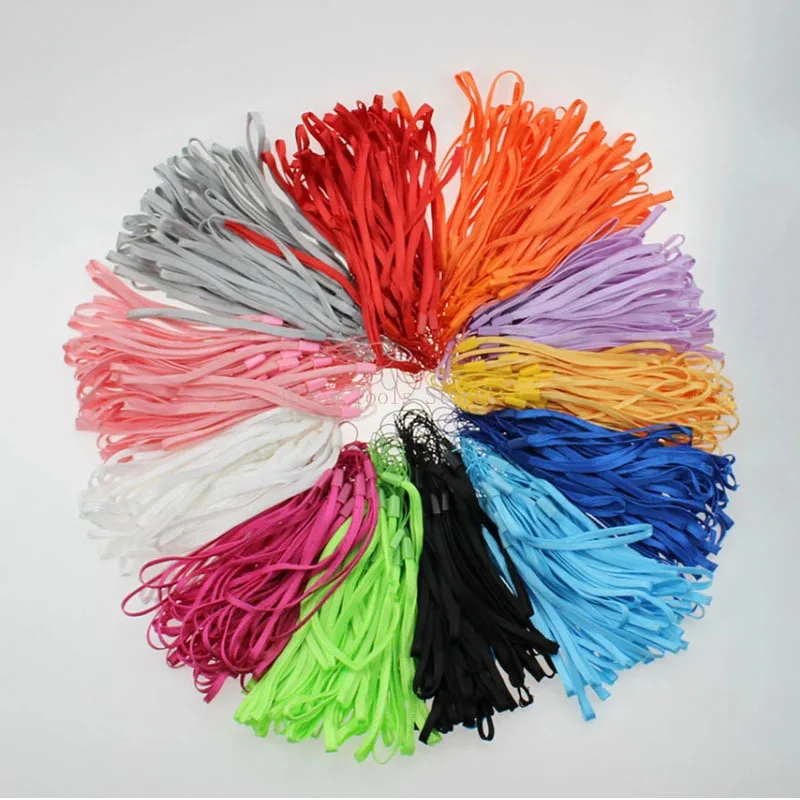 Colorful Lanyard Strap Nylon Hand Wrist Straps Lanyard Use for Mobile Phone Water Cup Keychain USB Flash Drive image 4