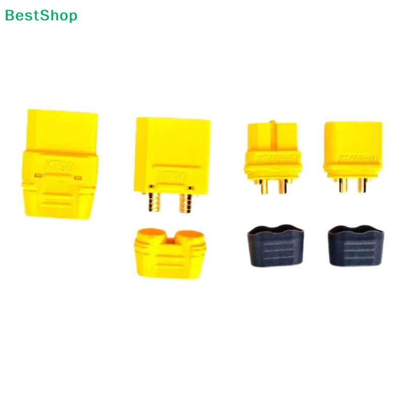 1/3 Sets Welding Terminal Connector High Current XT90H Male Female Connector With Cover For Lithium Polymer Battery Model
