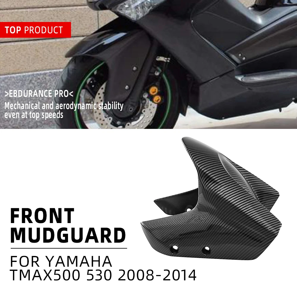 

For YAMAHA Tmax 530 Tmax 500 2008-2014 T-MAX 500 Motorcycle front fender improved aerodynamic Mud Guard Splash ABS Carbon