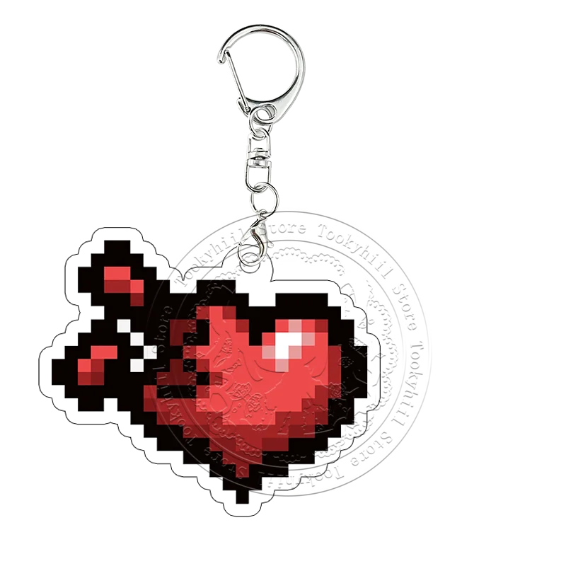 Pixel The Binding of Isaac Acryl-Schlüsselanhänger Book of Belial Samson Cain Taschenanhänger Cartoon-Spiel-Sammlung Cosplay-Schlüsselring – Detail 8