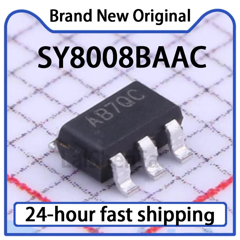 10-20PCS SY8008BAAC Silk Screen AB SOT-23-5 Synchronous Buck DC-DC Regulator Chip in Stock