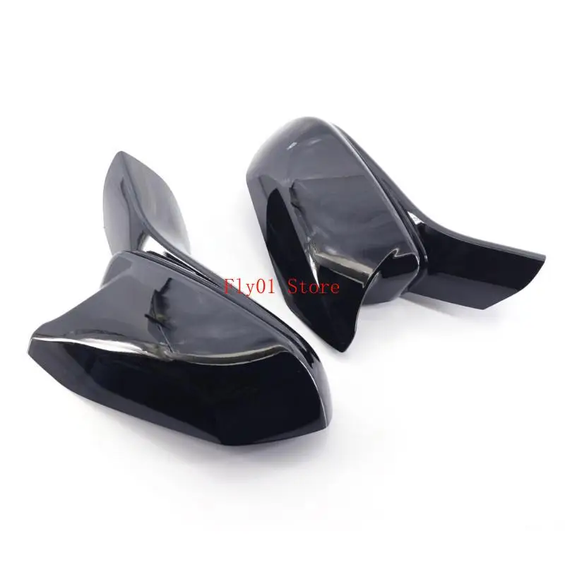 

2pcs Side Wing Rear Mirror Cover Caps Rain Eyebrow Guard For 2016-2021