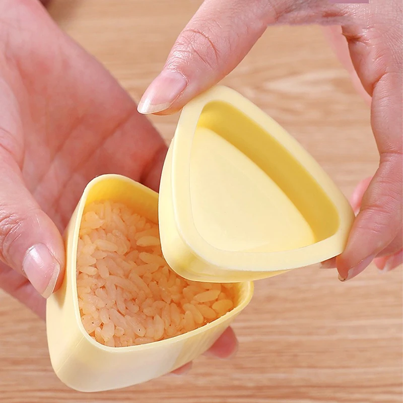 8*7.7*4cm Diy Sushi Mold Onigiri Rice Ball Food Press Triangular Maker Japanese Home Kitchen Bento Accessories Tools