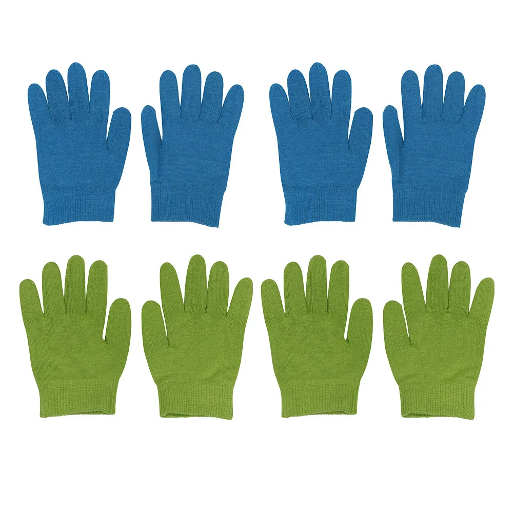 4Pairs Moisturizing Anti-Cracking Gel Gloves Hand Care Spa Gloves Winter Repair Protective Hand Therapy Skin Care for Women