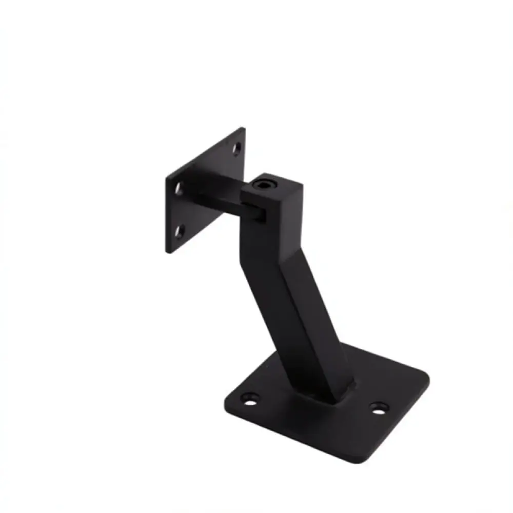 Heavy Duty Staircase Handrail Support Bracket Stainless Steel Black Holder Railing Wall Fixture For Siyuan Home Decor