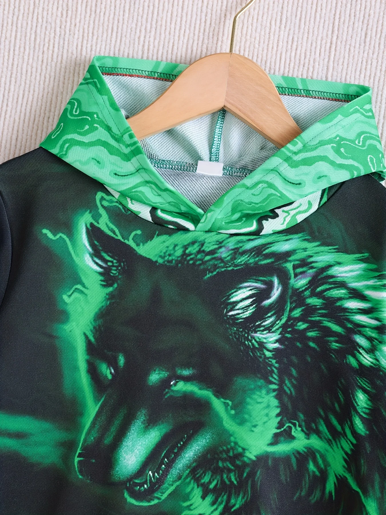 سويت شيرت عصري للأولاد بأكمام طويلة مع قلنسوة للربيع والخريف، بلوزات للأطفال مع أنماط أنيقة للأولاد الأكبر سنًا