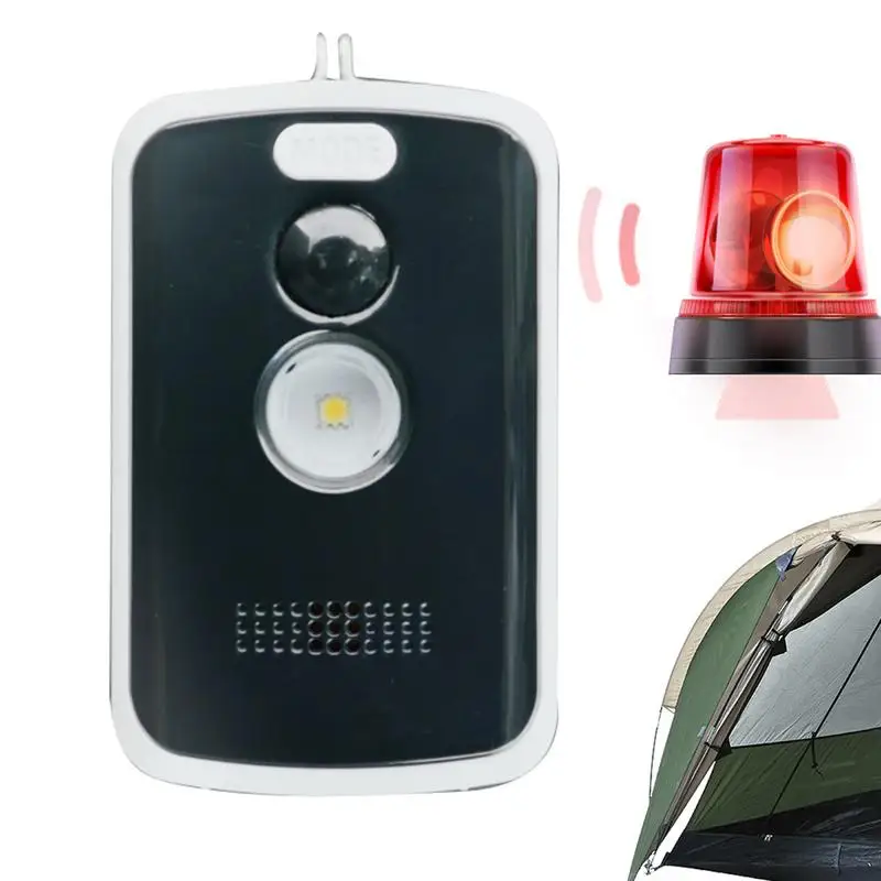 Camping Perimeter Alarm 125Db High-Volume Motion Sensor Perimeter Trip Alarm Outdoor Security Supplies With Multiple Modes Anti