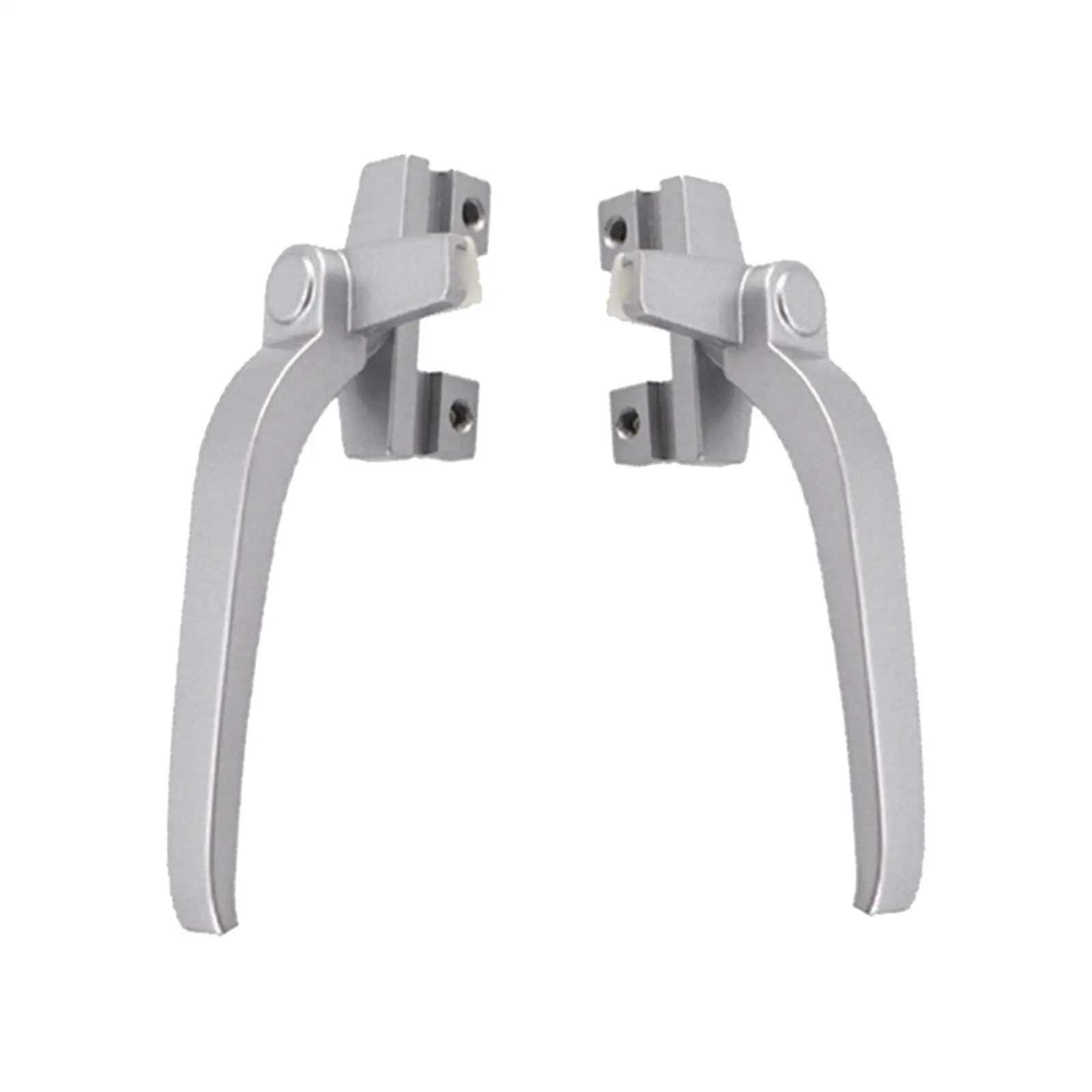 Window Handle with Lock Universal Zinc Alloy Casement Locking Holder for Room Window Security Repair Accessories
