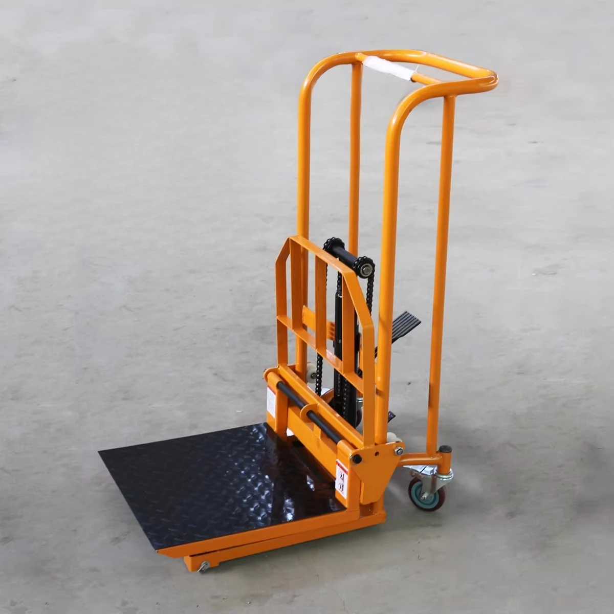 Manual Forklift Small Household Trailer Mini Lifting Platform Hand Truck