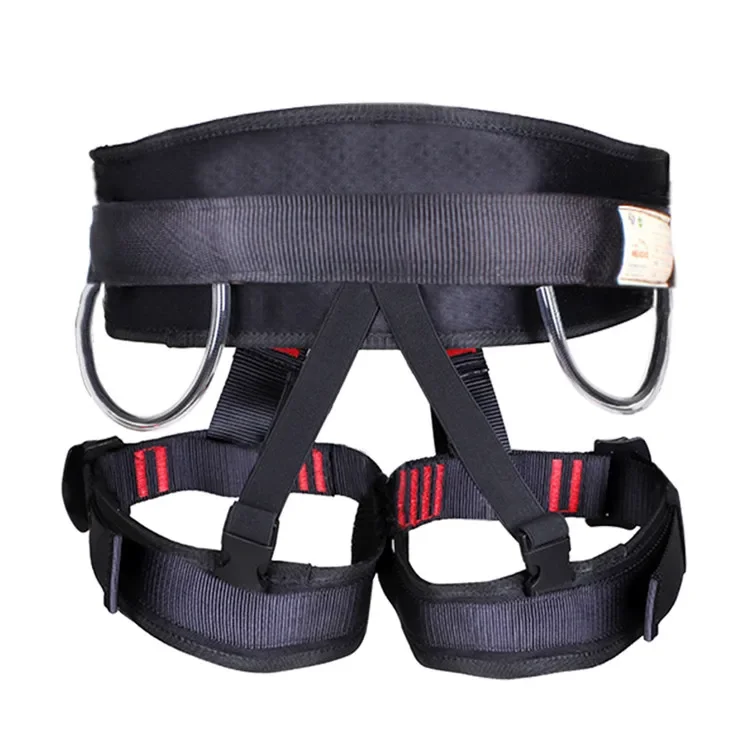 Wholesale Outdoor Rock Climbing Mountaineering Downhill Wear-resistant Anti-falling Half-length Safety Belt