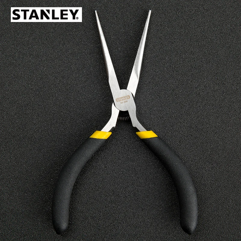 STANLEY Mini needle nose pliers with black handle 5\