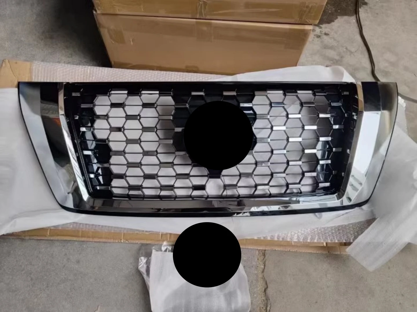 Grill Mask Grid Radiator Grille Assembly For Nissan patrol Y62 Modified Fog Lamp Frame Rear Door Taillight Trim Auto Accessories