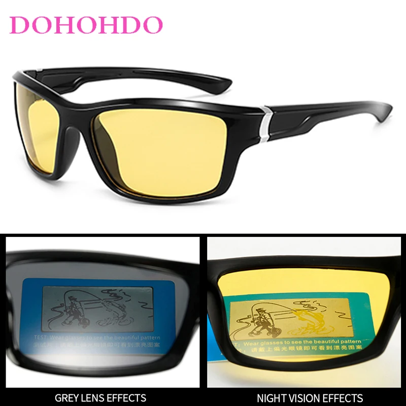 2026 مصمم الازياء القيادة الصيد الاستقطاب النظارات الشمسية امرأة الرياضة في الهواء الطلق للرؤية الليلية المضادة للوهج الرجال نظارات UV400 lrest