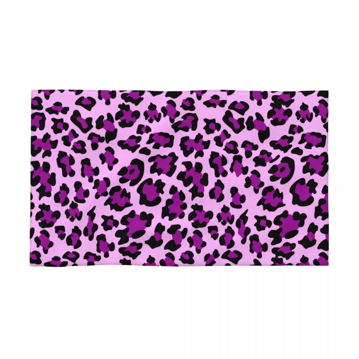 

Cute Purple Leopard Print Towel Cotton Animal Seamless Bathroom Shower Sports Yoga Towels