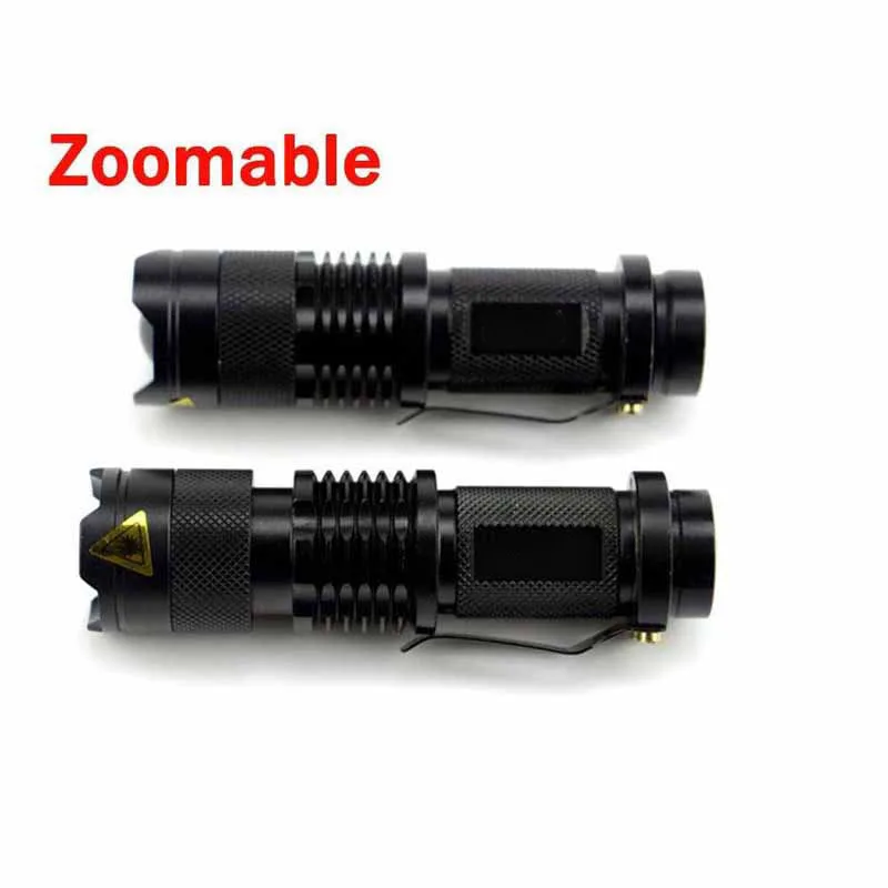 SK98 Mini linterna LED recargable con zoom luz de trabajo 600LM 5 modos antorcha portátil lámpara de bolsillo para exteriores con batería 18650