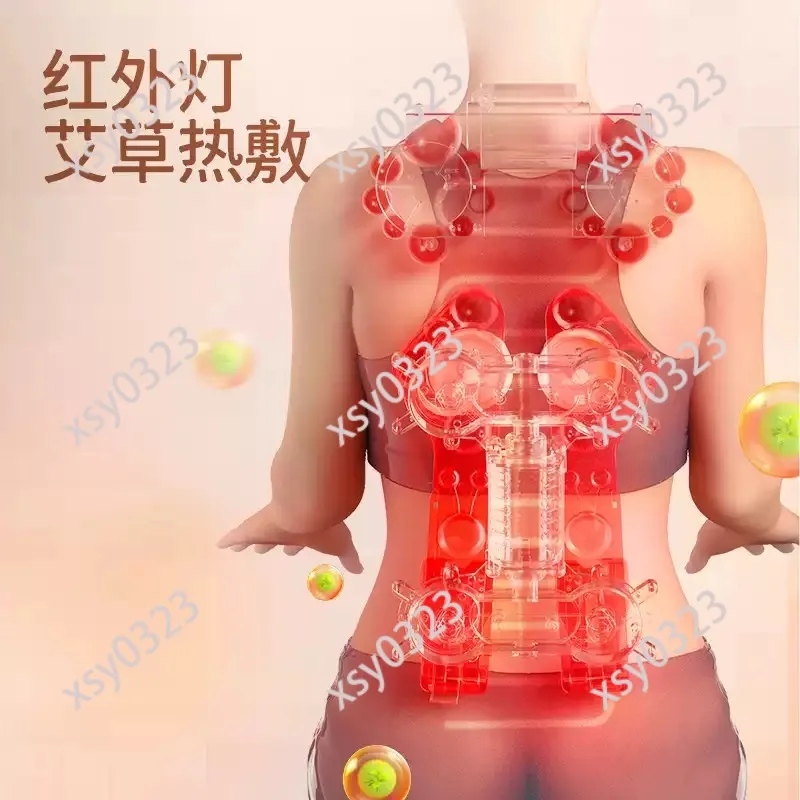 Full Body Massage Cushion Heat Kneading Vibration for Neck Back Waist Leg Relax
