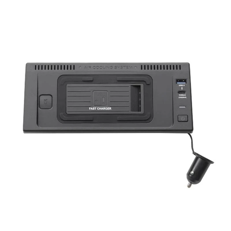 شاحن سيارة لاسلكي شاحن سيارة لاسلكي سريع شاحن الهاتف لوحة شحن ل ML GLS W166 C292 X166 2013-2019