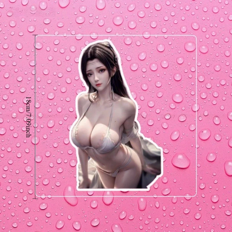 Waterproof Sunproof Anime Vinyl Decals Personality Scratch Cover Stickers for Car Motorcycle Body Computer Case Indoor
